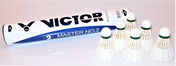 Victor Master 2, feather shuttlecocks (12 pcs)
