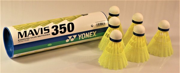 Yonex Mavis 350, nylon shuttlecocks (6 pcs)