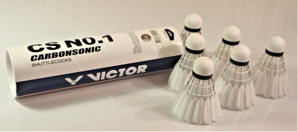 Victor Carbonsonic No.1, carbon shuttlecocks (6 pcs)
